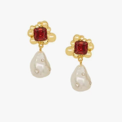 Delicate Artisan Pearl Earring