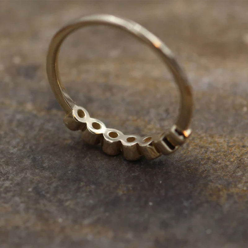 Romantic Gold Ring for Special Moments
