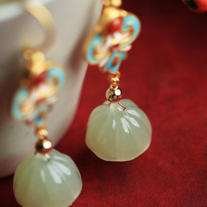 Vintage Handmade Gold Earring