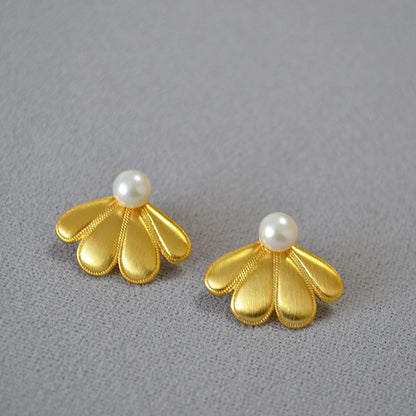 Vintage Handmade Silver Earring