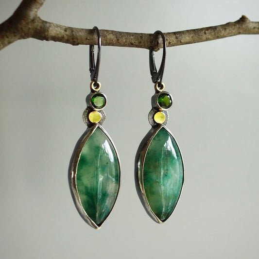 Delicate Artisan Gold Earring