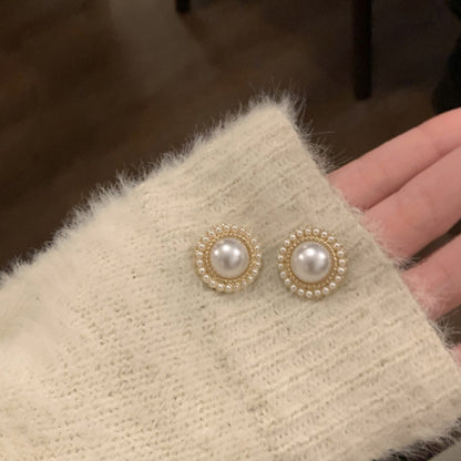 Delicate Artisan Pearl Earring