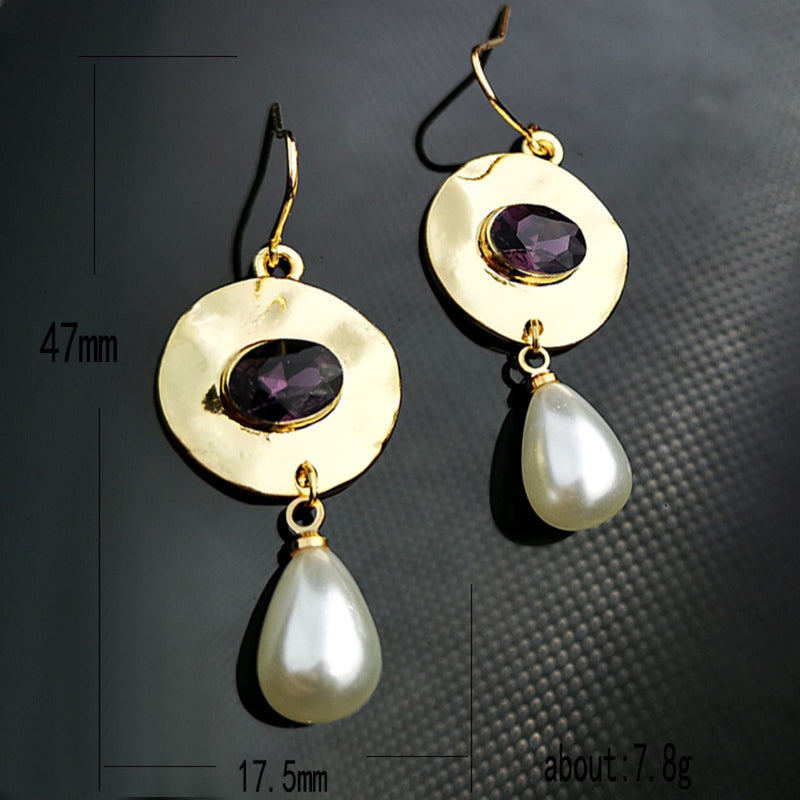 Delicate Artisan Pearl Earring