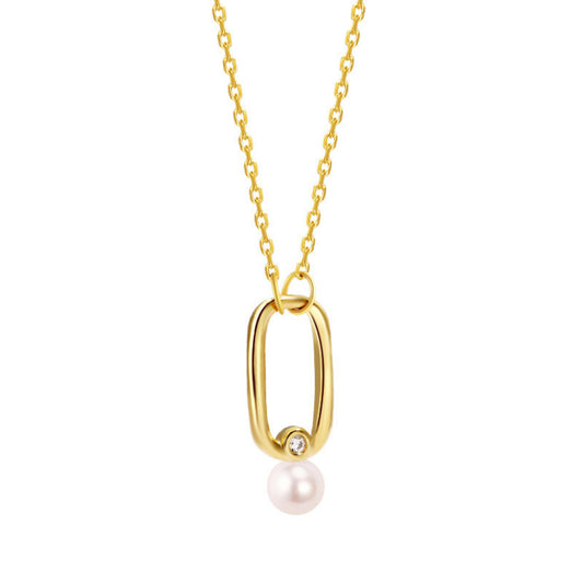 Delicate Artisan Pearl Necklace