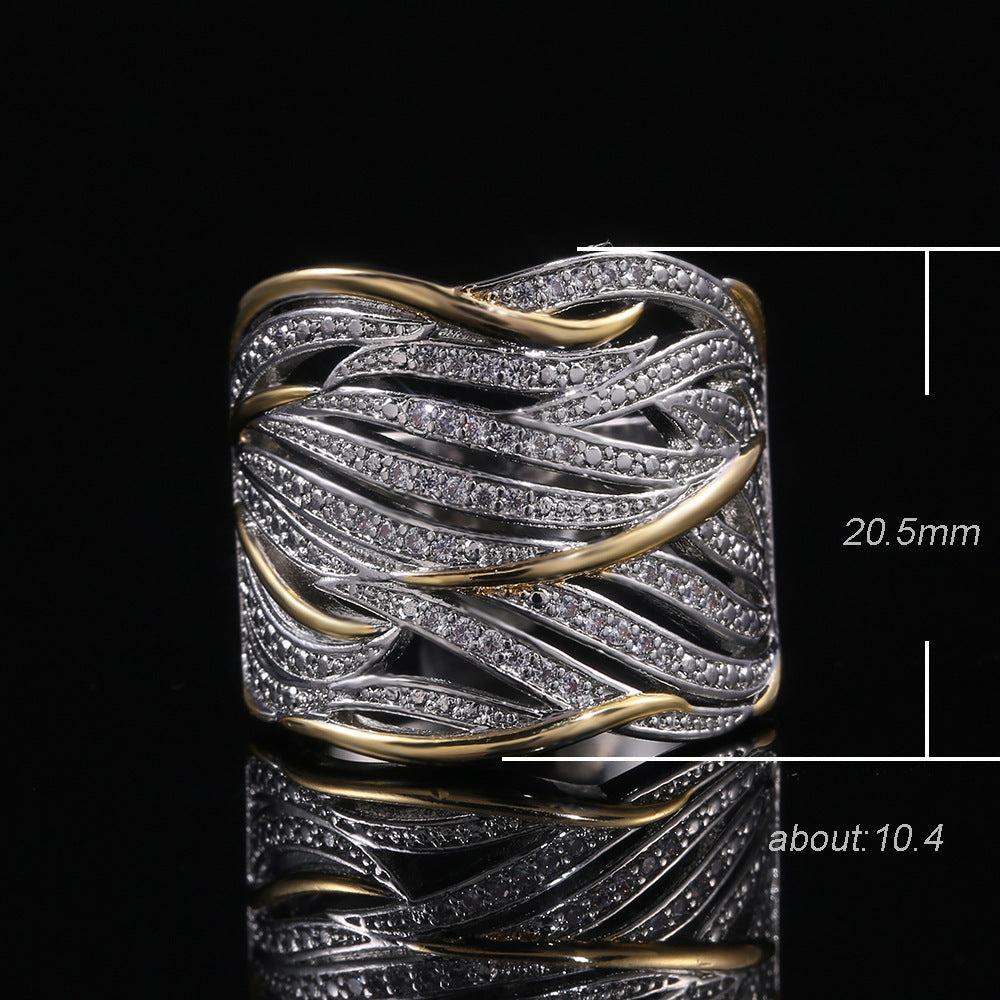 Delicate Artisan Gold Ring