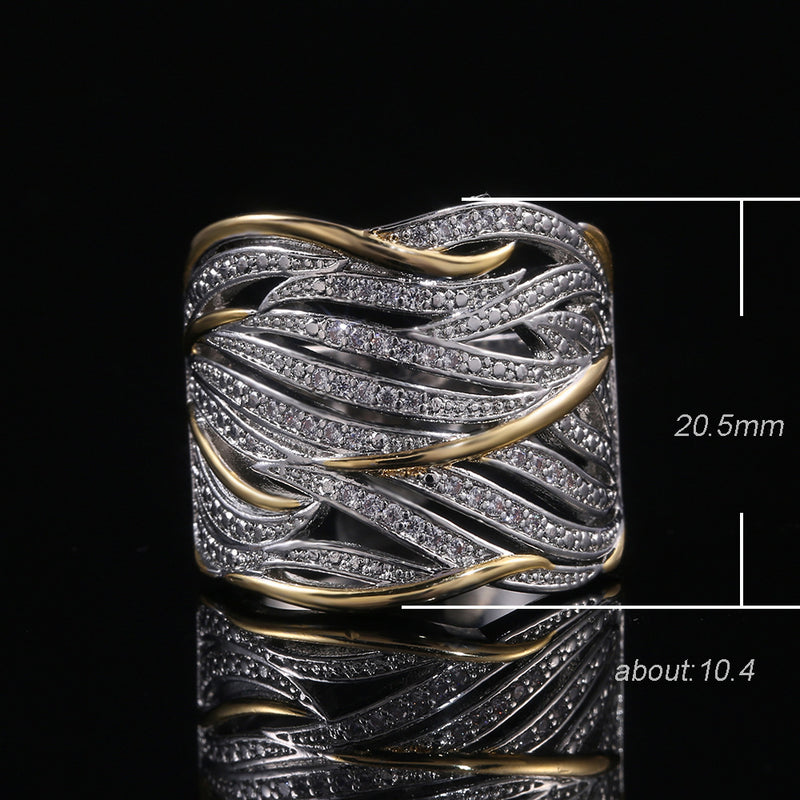 Delicate Artisan Gold Ring