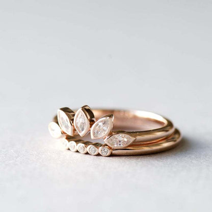 Delicate Artisan Gold Ring