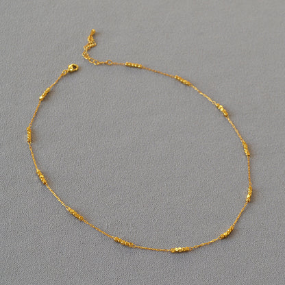 Beautiful Gold Necklace with Unique Style