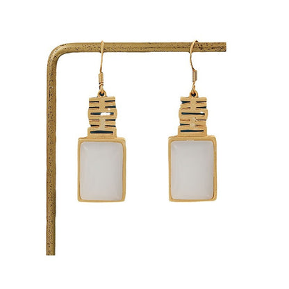 Delicate Artisan Gold Earring