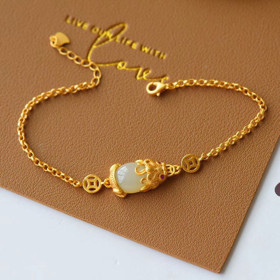 Vintage Handmade Gold Bracelet