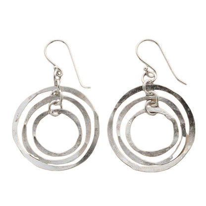 Vintage Handmade Silver Earring