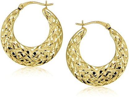 Delicate Artisan Gold Earring