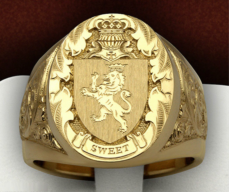 Delicate Artisan Gold Ring