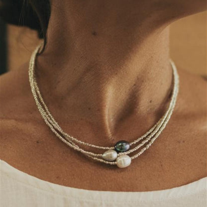 Vintage Handmade Pearl Necklace