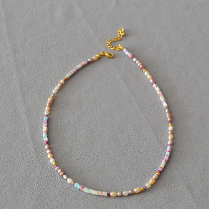 Delicate Artisan Pearl Necklace