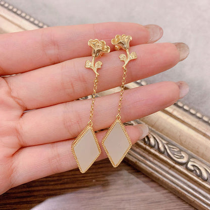 Vintage Handmade Gold Earring