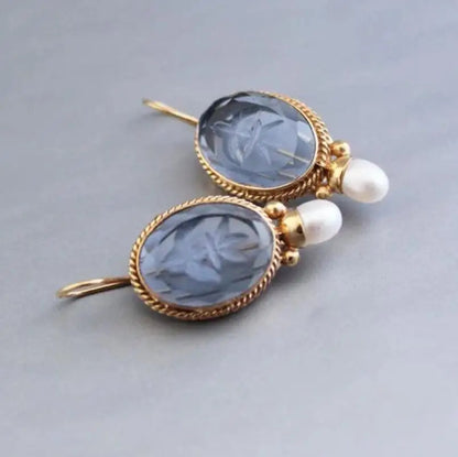 Delicate Artisan Pearl Earring