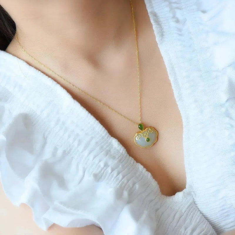 Vintage Handmade Gold Necklace