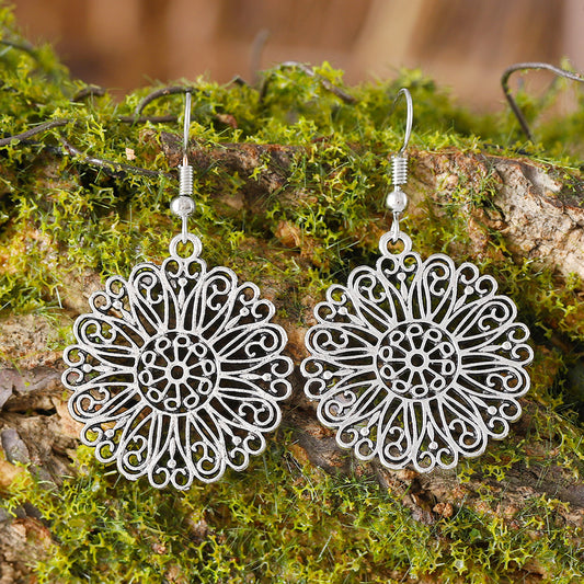 Beautiful Silver Earring with Unique Style