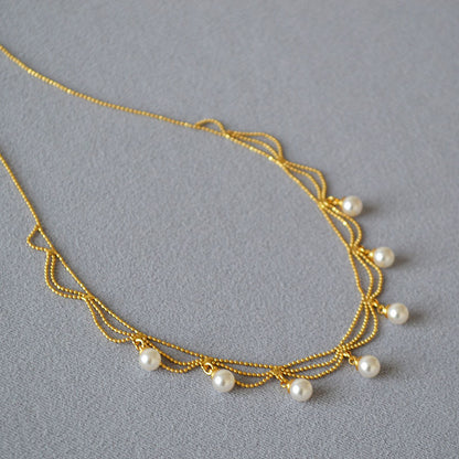Beautiful Pearl Necklace with Unique Style