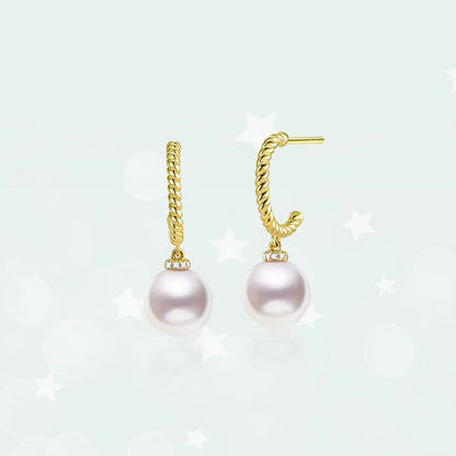 Delicate Artisan Pearl Earring