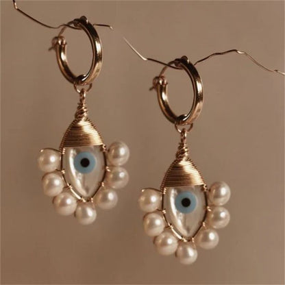 Delicate Artisan Pearl Earring