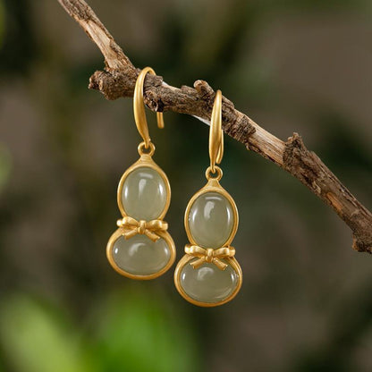 Delicate Artisan Gold Earring