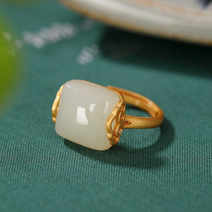 Delicate Artisan Gold Ring
