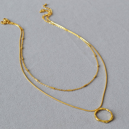 Delicate Artisan Gold Necklace
