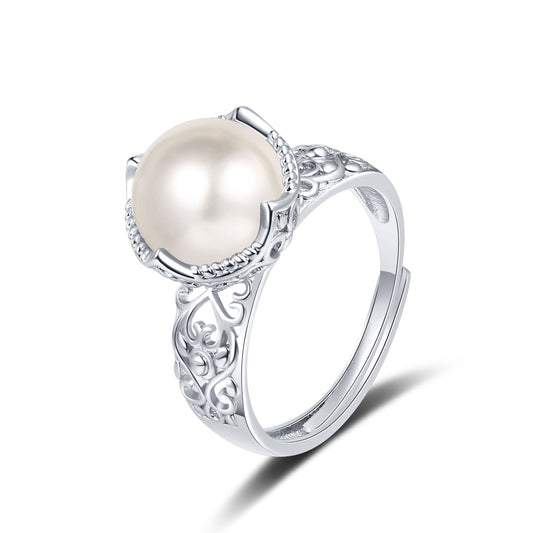 Romantic Pearl Ring for Special Moments