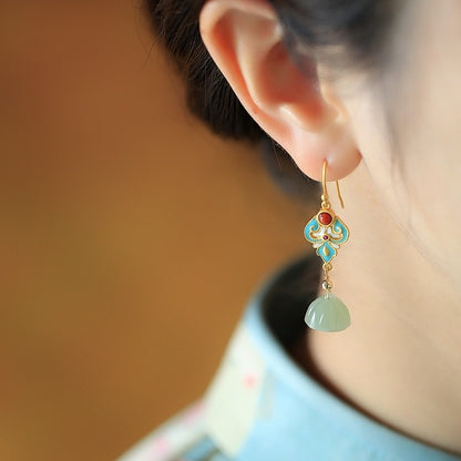 Vintage Handmade Gold Earring