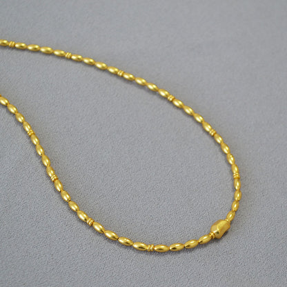 Vintage Handmade Gold Necklace