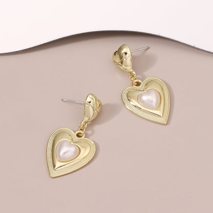 Vintage Handmade Gold Earring