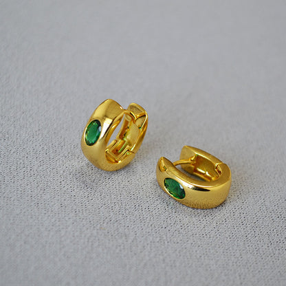 Vintage Handmade Gold Earring