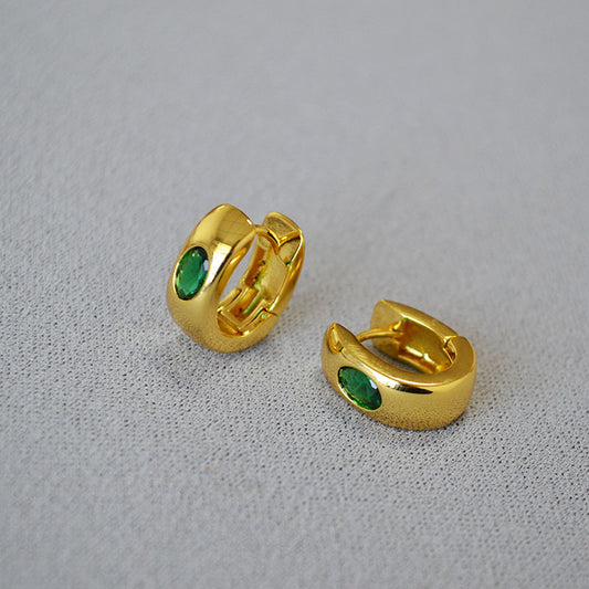 Vintage Handmade Gold Earring