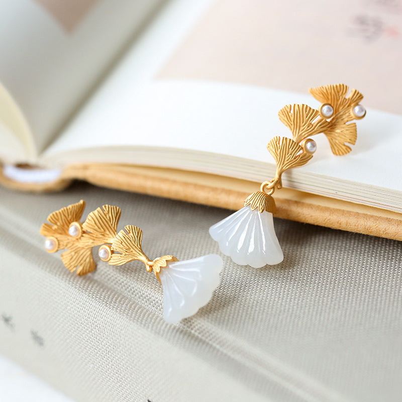 Vintage Handmade Gold Earring