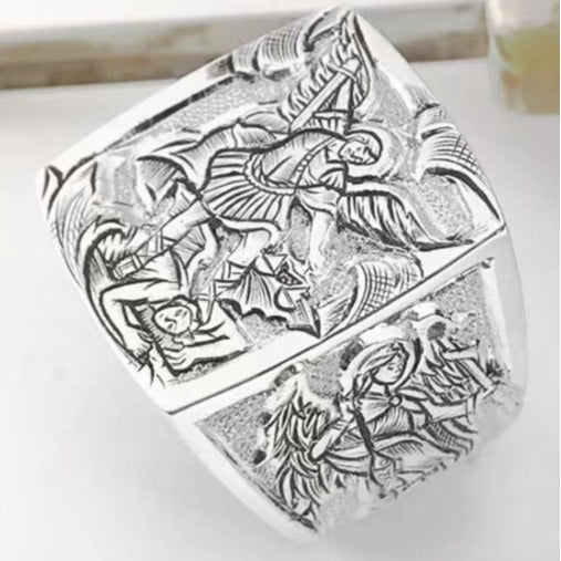 Delicate Artisan Gold Ring
