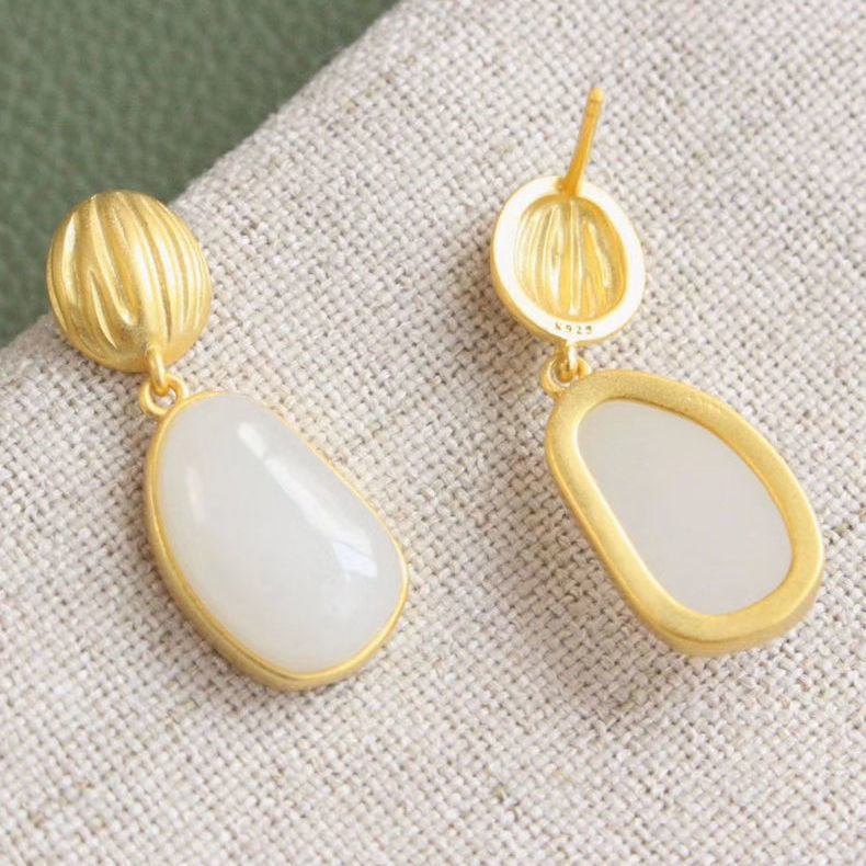 Vintage Handmade Gold Earring