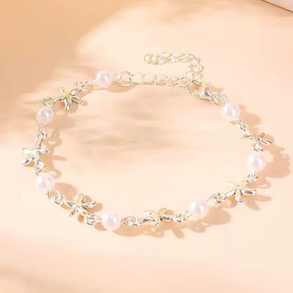 Beautiful Pearl Anklet with Unique Style