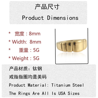 Classic Gold Ring with Timeless Appeal