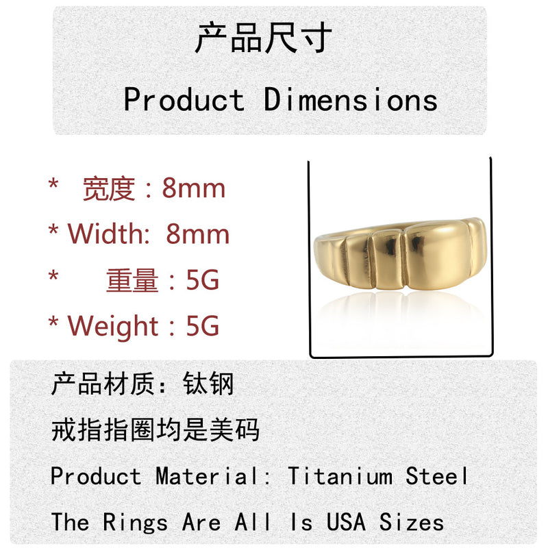 Classic Gold Ring with Timeless Appeal