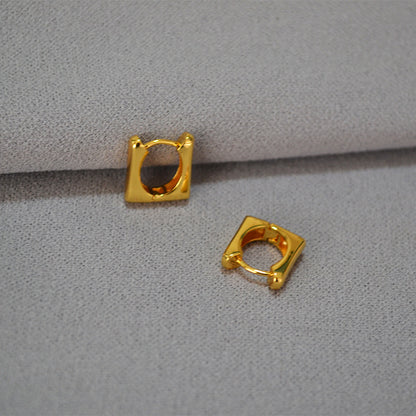 Vintage Handmade Gold Earring