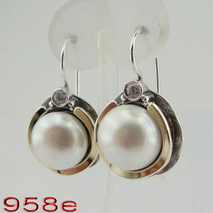 Delicate Artisan Pearl Earring