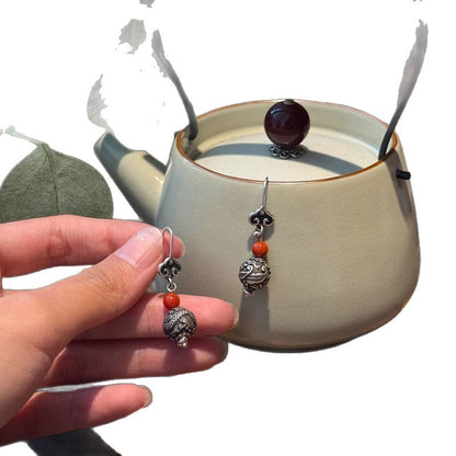 Vintage Handmade Silver Earring