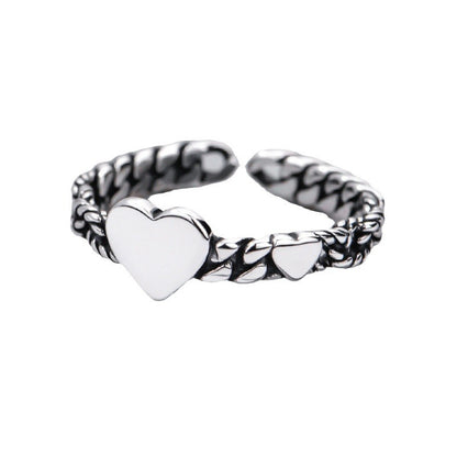 Delicate Artisan Silver Ring
