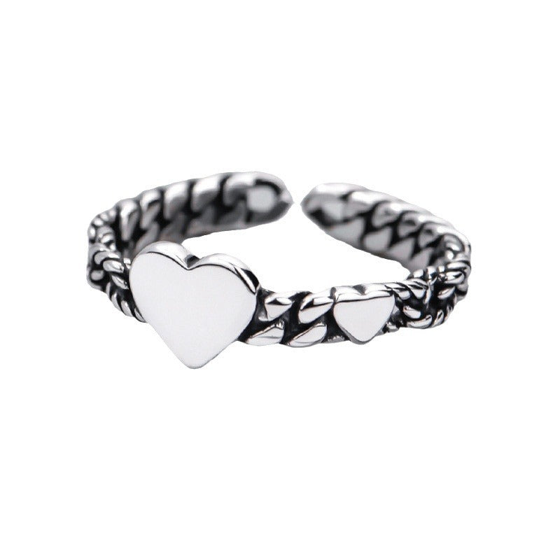 Delicate Artisan Silver Ring