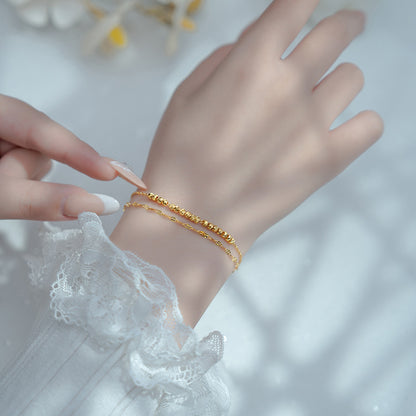 Vintage Handmade Gold Bracelet