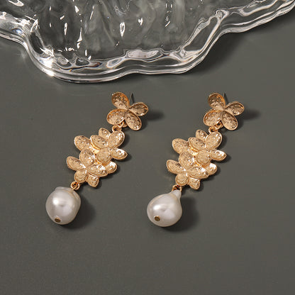 Delicate Artisan Pearl Earring