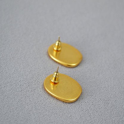 Delicate Artisan Gold Earring