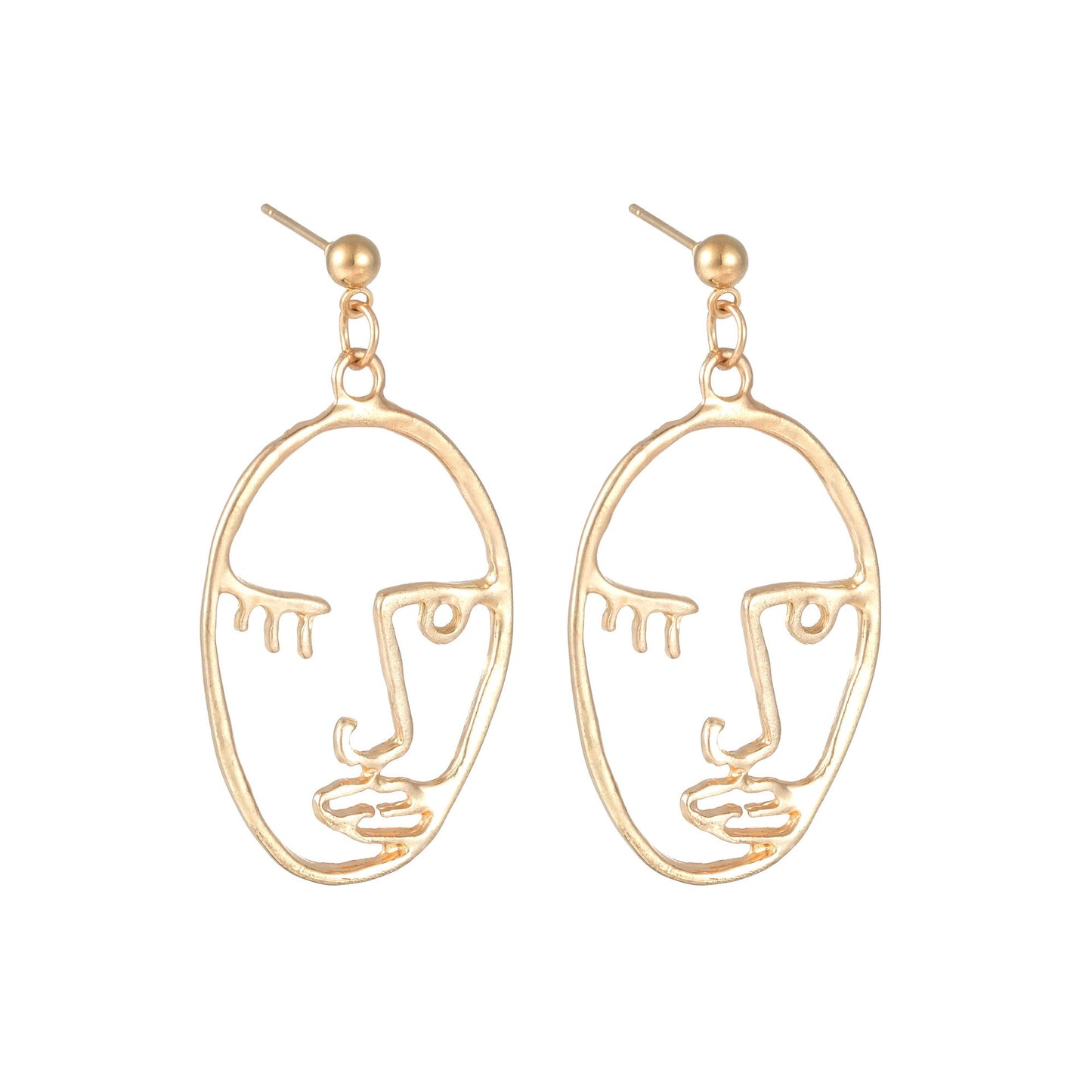 Beautiful Gold Earring with Unique Style